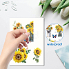 8 Sheets 8 Styles PVC Waterproof Wall Stickers DIY-WH0345-050-3
