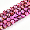 Baking Painted Glass Beads Strands DGLA-N003-10mm-B03-1