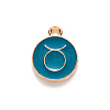 Alloy Enamel Pendants ENAM-S124-01B-05C-2