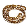 Electroplate Glass Beads Strands EGLA-P066-01A-AB12-2
