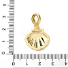 Brass Enamel European Dangle Charms KK-C119-05G-04-3