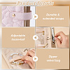 1Pc Heart Textured PU Imitation Leather Jewelry Loose Leaf Bider Cover for Earrings Bracelets Necklaces AJEW-FG0005-93-3