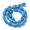 Handmade Millefiori Lampwork Beads Strands LAMP-F035-12P-2