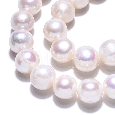 Natural Cultured Freshwater Pearl Beads Strands PEAR-N016-09A-1