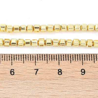 Electroplated Synthetic Non-Magnetic Hematite Beads Strands G-U003-18A-01-1