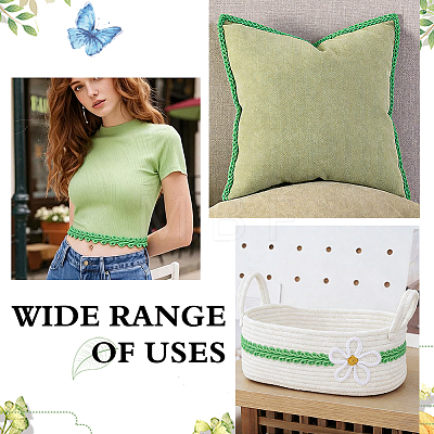 2Bags Polyester Lace Trim OCOR-ME0001-84E-1
