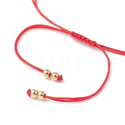 Adjustable Evil Eye Lampwork & Seed Braided Bead Bracelet BJEW-JB09486-1