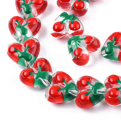 Transparent Acrylic Beads Strands ACRC-T011-06A-1