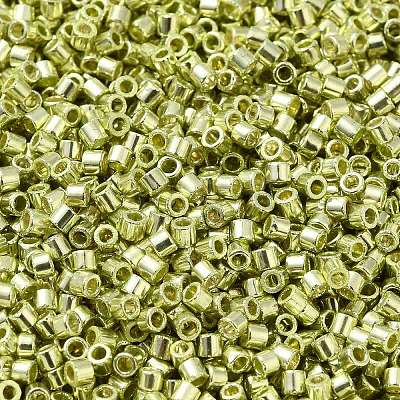 Electroplate Glass Seed Beads SEED-S042-01B-09-1