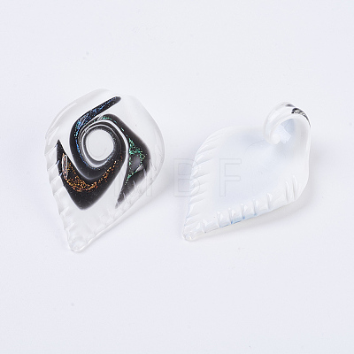 Handmade Dichroic Glass Big Pendants DICH-X027-M-1