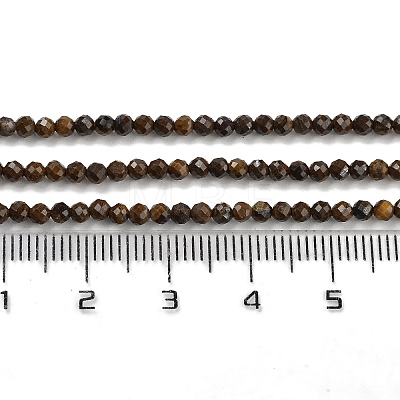 Natural Tiger Eye Beads Strands G-M399-03A-01-1