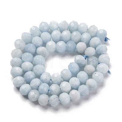 Natural Aquamarine Beads Strands G-K380-A50-01-1