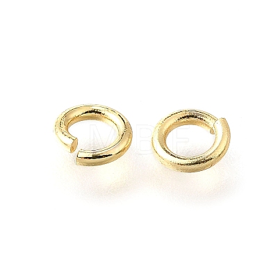 Brass Open Jump Rings X-KK-V007-004G-03-1