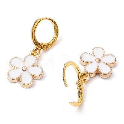 Alloy Enamel Earrings for Women EJEW-JE05802-1