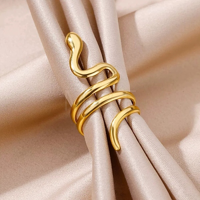 304 Stainless Steel Finger Rings RJEW-D316-01G-1