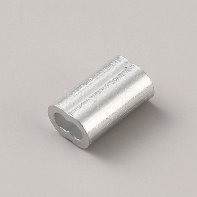 Aluminum Slide Charms ALUM-WH0005-02B-1