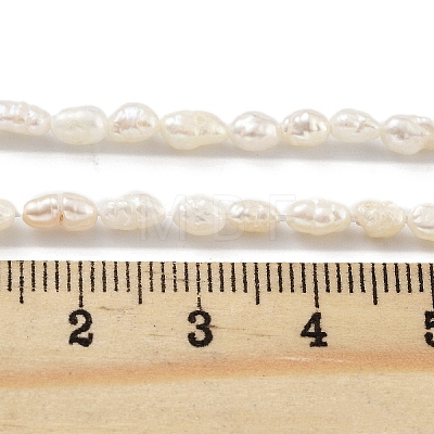 Natural Keshi Pearl Cultured Freshwater Pearl Beads Strands PEAR-P062-25C-1