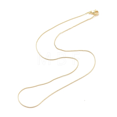 Brass Serpentine Chains Necklace for Women NJEW-P265-14G-1