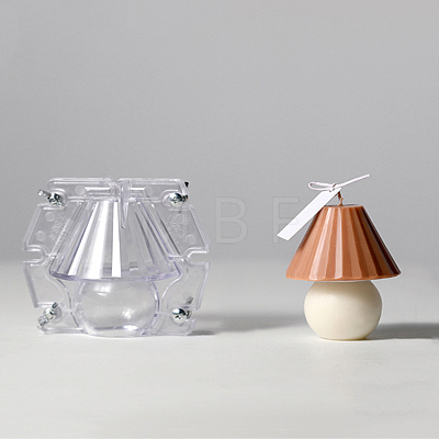 DIY Plastic Table Lamp Candle Molds CAND-PW0001-024-1