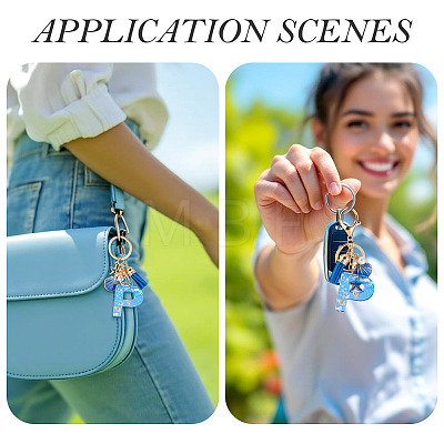 Star Resin & Shell Keychains KEYC-TAC00087-01P-1