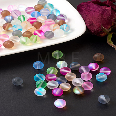 Synthetic Moonstone Beads Strands G-TA0001-08-1