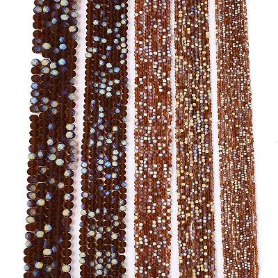 Transparent Glass Beads Strands LS-EGLA-A044-T8mm-MB02-1