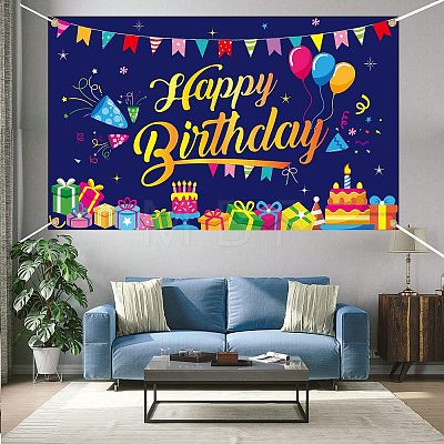 Polyester Hanging Banner Sign AJEW-WH0190-016-1