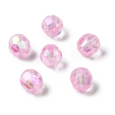 Eco-Friendly Transparent Acrylic Beads PL642-10-1