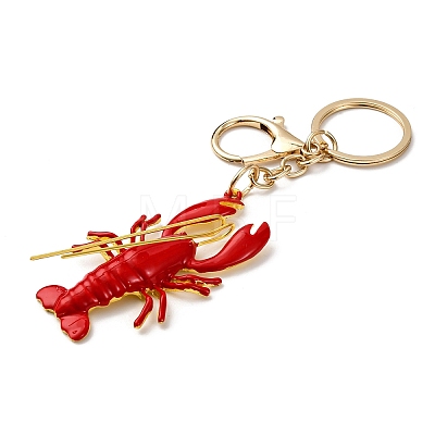 Alloy Enamel Keychains KEYC-I116-01G-02-1