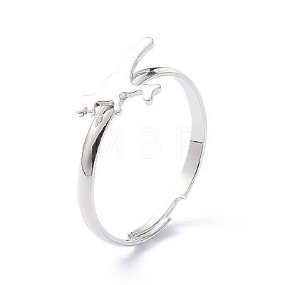 Alloy Adjustable Rings Set RJEW-D001-05P-1