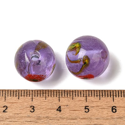 Handmade Transparent Lampwork Beads LAMP-C016-04E-04-1