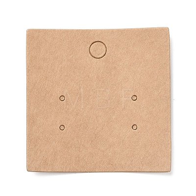 Blank Kraft Paper Earring Display Cards CDIS-G005-06-1