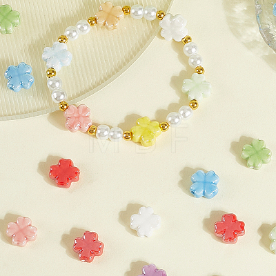 60Pcs Handmade Porcelain Beads PORC-LT0001-01-1