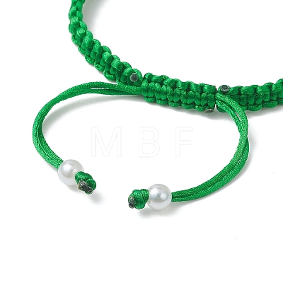 Plastic Beads Link Bracelets BJEW-JB13092-1
