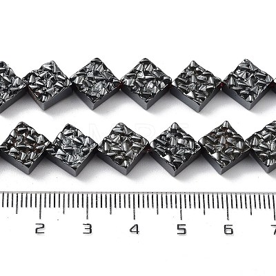 Synthetic Non-Magnetic Hematite Beads Strands G-H303-B15-1