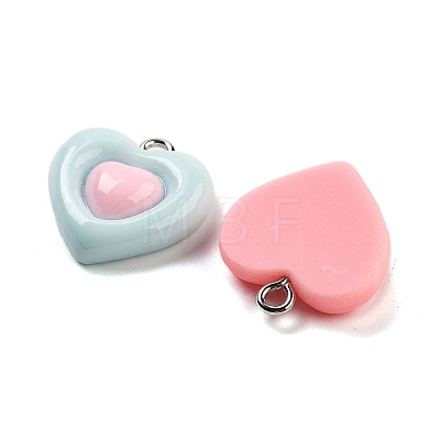 Opaque Resin Pendants RESI-G101-02-1