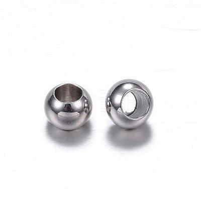 201 Stainless Steel Beads STAS-D447-37D-1