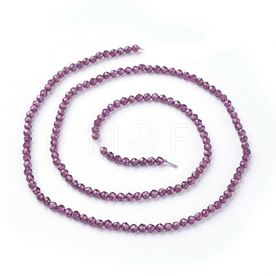 Natural Garnet Beads Strands G-F619-22-2mm-1