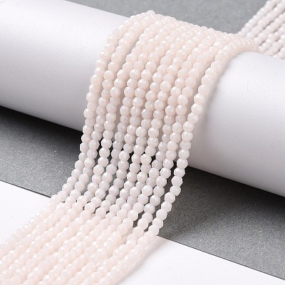 Glass Imitation Jade Beads Strands GLAA-H021-02-03-1