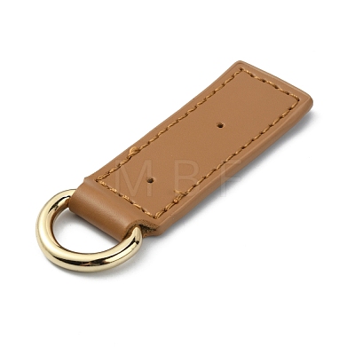 Rectangle Imitation Leather Bag Side Decoration Clasp DIY Kit DIY-WH0304-322D-1