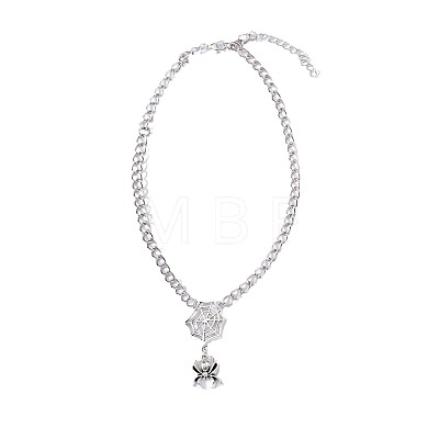 Halloween Zinc Alloy & Iron Pendant Necklaces FS-WG5FEAB-03-1