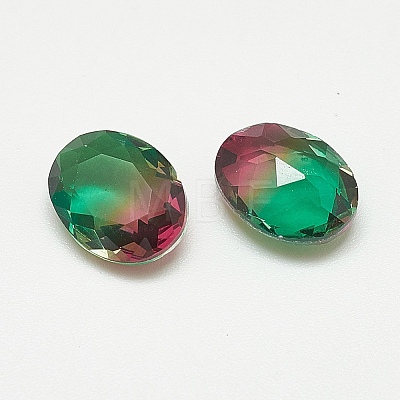 Pointed Back Glass Rhinestone Cabochons RGLA-T080-6x8-001TO-1