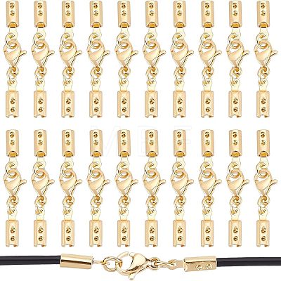 Unicraftale 20 Sets 304 Stainless Steel Lobster Claw Clasps STAS-UN0037-34-1