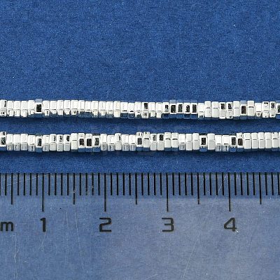 Electroplated Synthetic Non-magnetic Hematite Beads Strands G-I360-S01-04-1