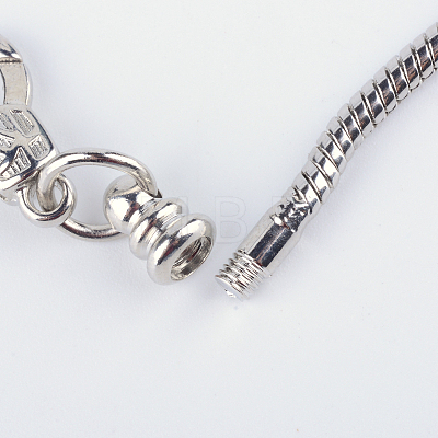 Brass European Style Bracelets For Jewelry Making X-KK-R031-06-1