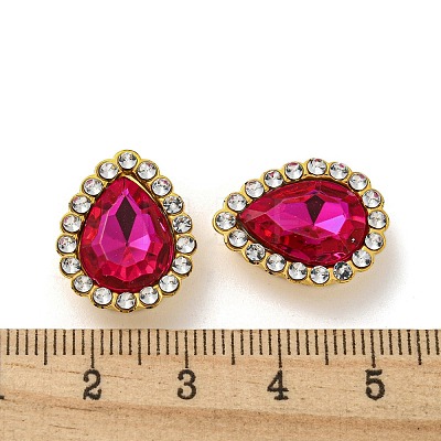 Acrylic Rhinetsone Cabochons FIND-C054-02G-04-1