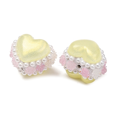 Rwsin & ABS Imitation Pearl & Polymer Clay Beads RE-CBA1913-01D-1