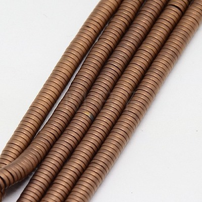 Electroplate Non-magnetic Synthetic Hematite Beads Strands G-J164B-2mm-01-1