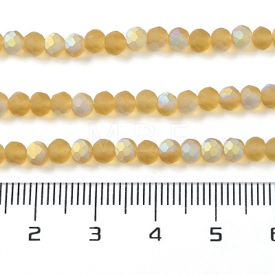 Transparent Glass Beads Strands X1-EGLA-A034-T4mm-MB04-1