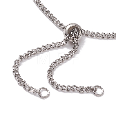 304 Stainless Steel Chain Bracelet Making AJEW-JB01211-02-1
